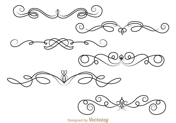 700x490 Vector Fancy Lines Ornament