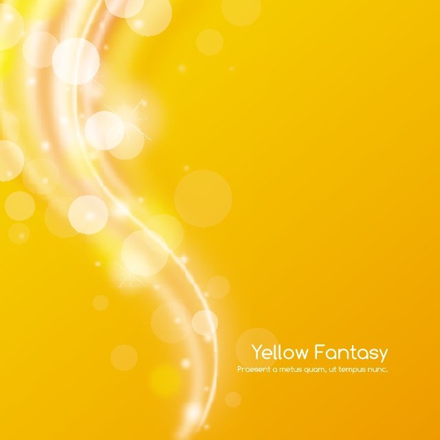 640x640 Free Yellow Fantasy Vector Background.eps Psd Files, Vectors