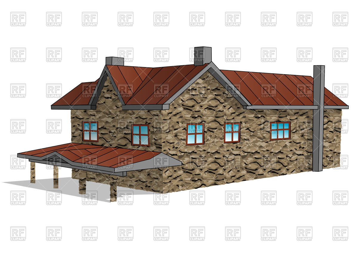 1200x849 Stone Farmhouse Vector Image Vector Artwork Of Architecture