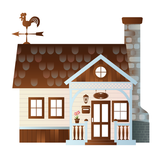 555x555 Clip Art Abstract Shop Store Farm House