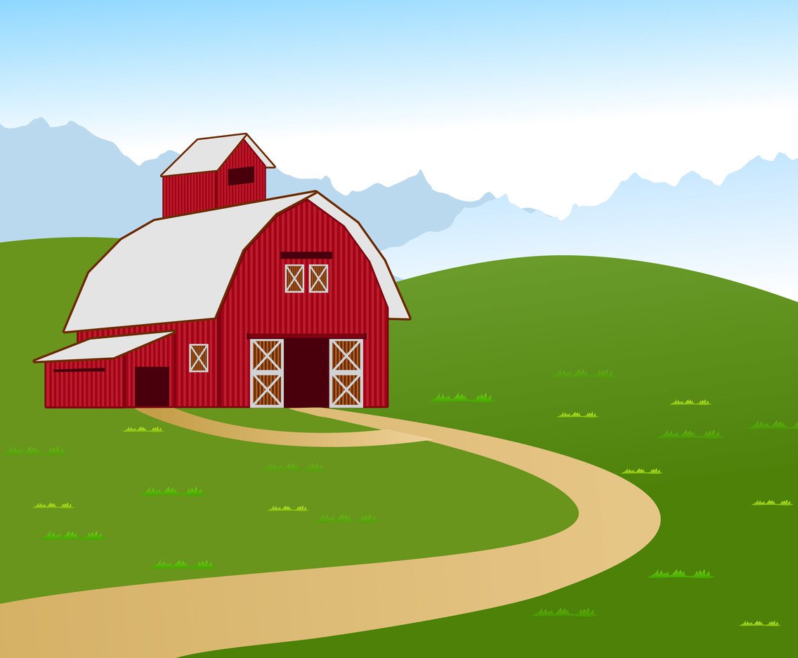 1136x936 Vector Illustration Of Barn Farm Vector Art Amp Graphics
