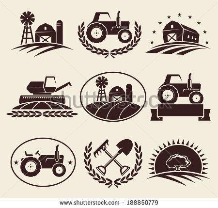 450x429 Farm Vector