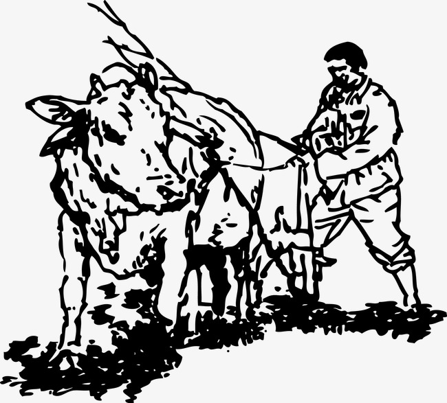 650x587 Simple Black And White Farm Workers, Black Vector, Farm Vector
