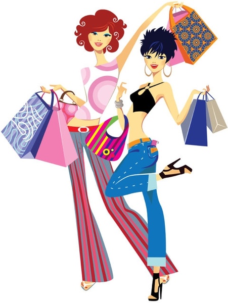 451x600 Fashion Girl Illustrator 05 Vector Free Vector In Encapsulated
