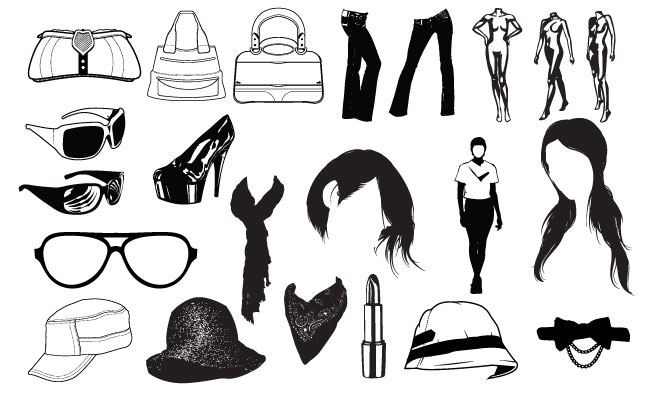 645x395 Fashion Vector Pack For Adobe Illustrator
