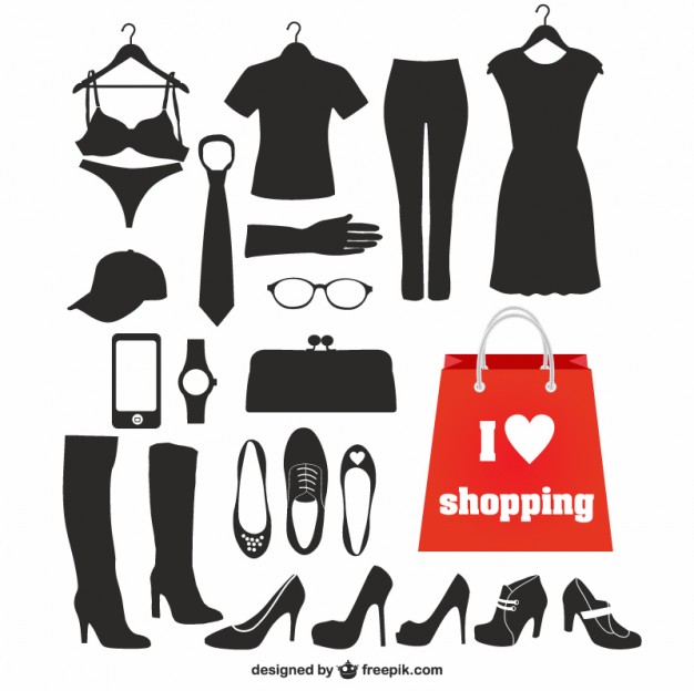 626x624 Fashion Silhouettes Free Vector 123freevectors