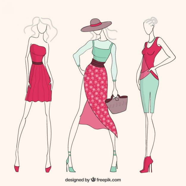 626x626 Fashion Girls Vector Free Download