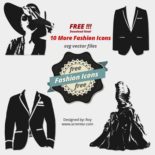 500x500 Free Fashion Vector Icons Vector Background, Vector Graphics