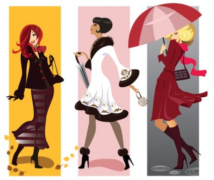 425x359 Fashion Girl Illustrator Vector Vector People Free Vector Free