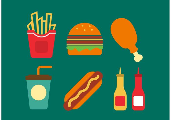 700x490 Fast Food Vectors