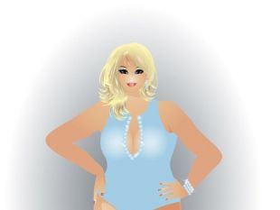 310x233 Fashion Fat Girl Vector Graphics 13 Free Vectors Ui Download