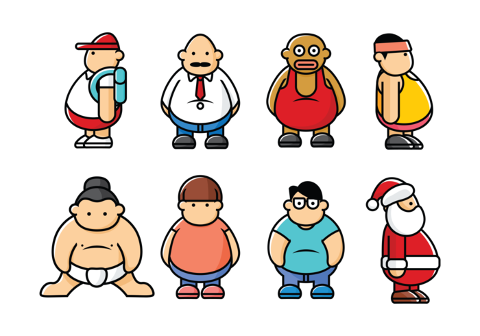 700x490 Fat Guys Vector
