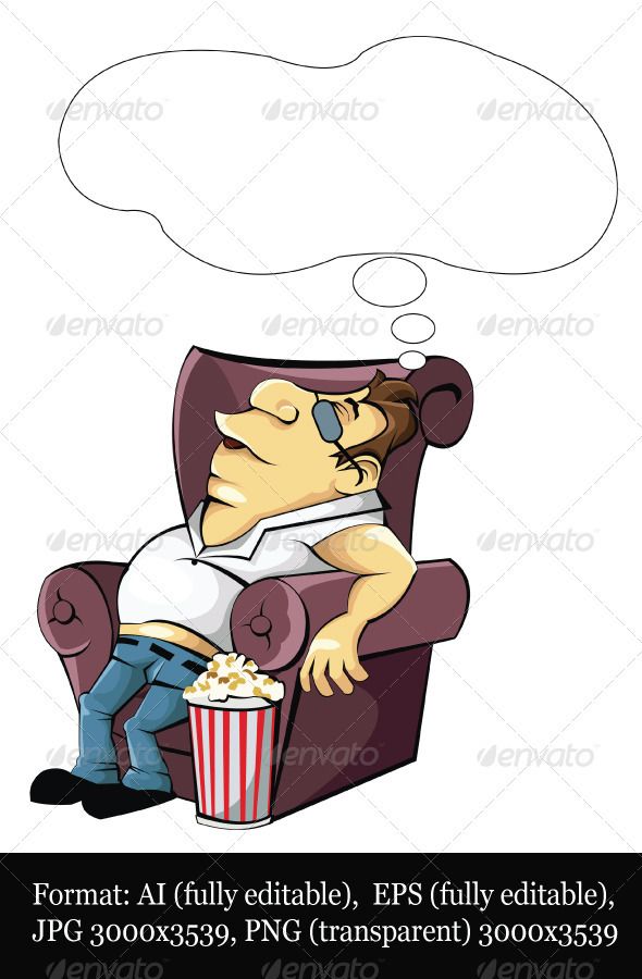 590x900 Fat Man Watches Tv Fonts Logos Icons Fat Man