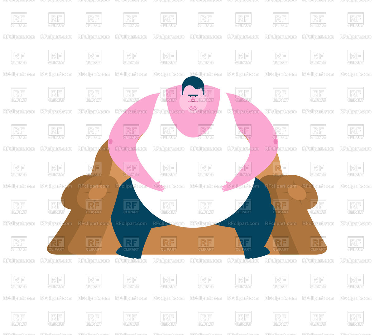 1200x1077 Fat Man On Chair Vector Image Vector Artwork Of People