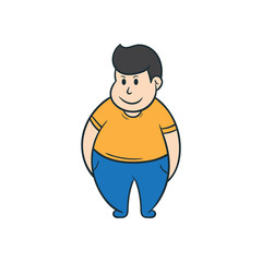 240x240 Search Photos Fat, Man, Vector, Illustration, Food, People