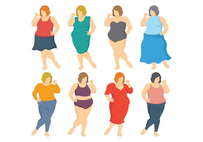 700x490 Free Fat Women Icons Vector