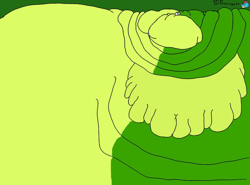 800x592 Ultra Extreme Hyper Fat Vector The Crocodile By Fat Feraligatr On