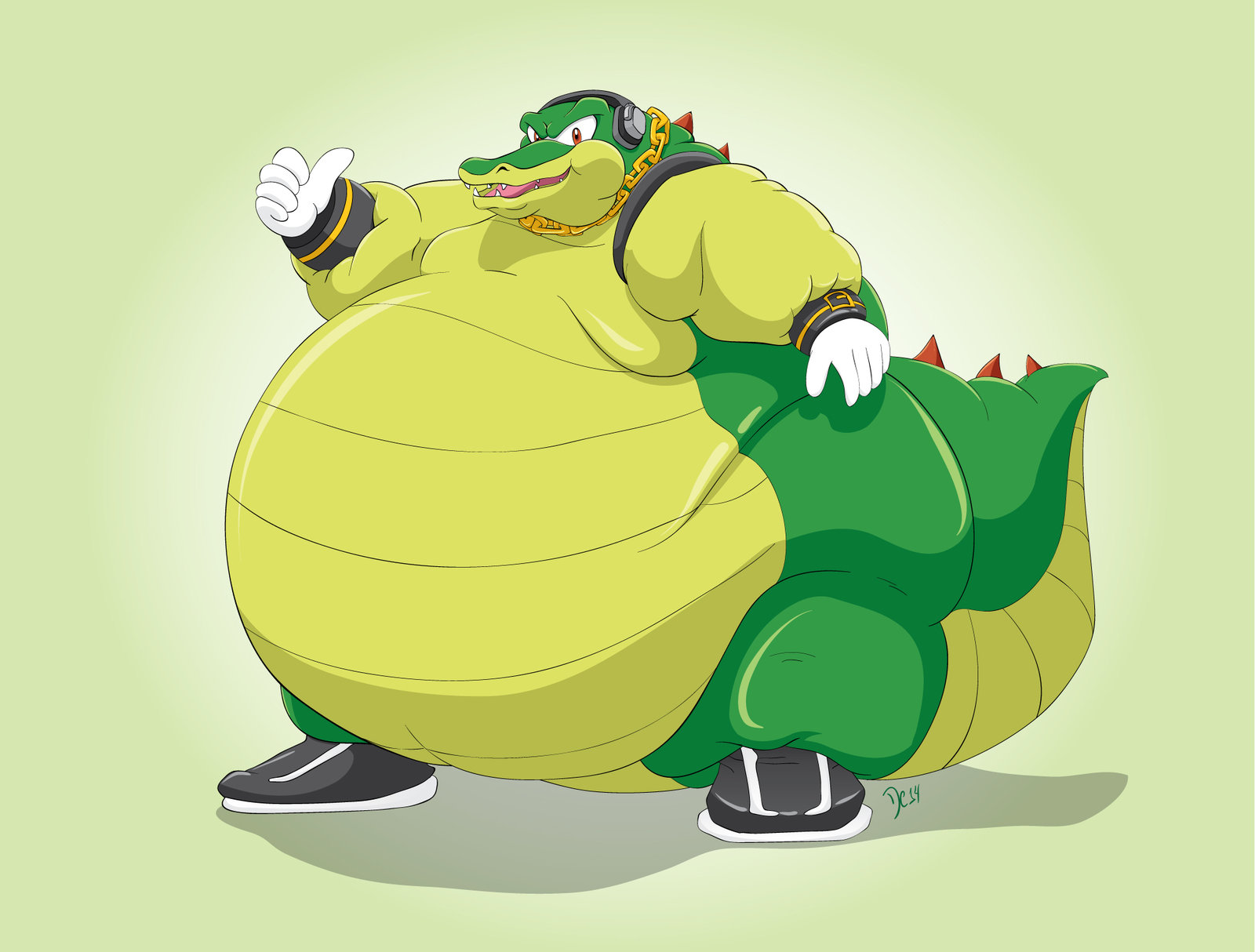 1600x1214 Vector The Fat Crocodile By Quente