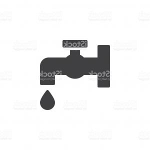 300x300 Faucet With Water Drop Vector Icon Gm Orangiausa