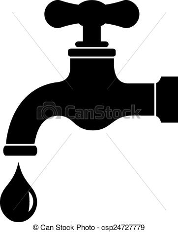 362x470 Water Faucet Vector