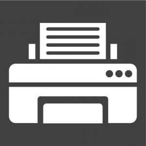 300x300 Fax Icon In Black And White Vector Arenawp