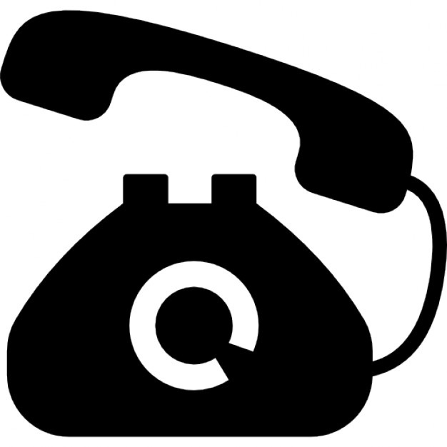 626x626 Telephone Icon Vector Free Download
