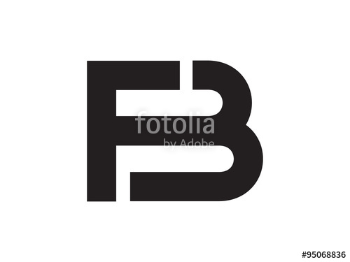 500x375 Fb Letter Identity Monogram Stock Image And Royalty Free Vector