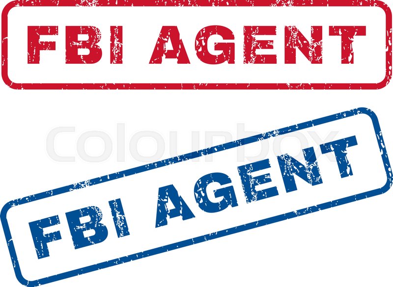 800x585 Fbi Agent Text Rubber Seal Stamp Watermarks. Vector Style Is Blue