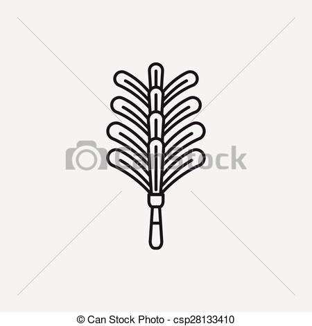 450x470 Feather Duster Line Icon.