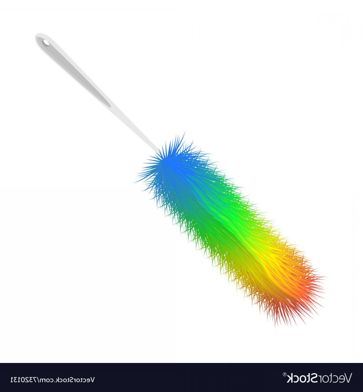 1200x1296 Colorful Feather Duster Cartoon Icon Vector Geekchicpro