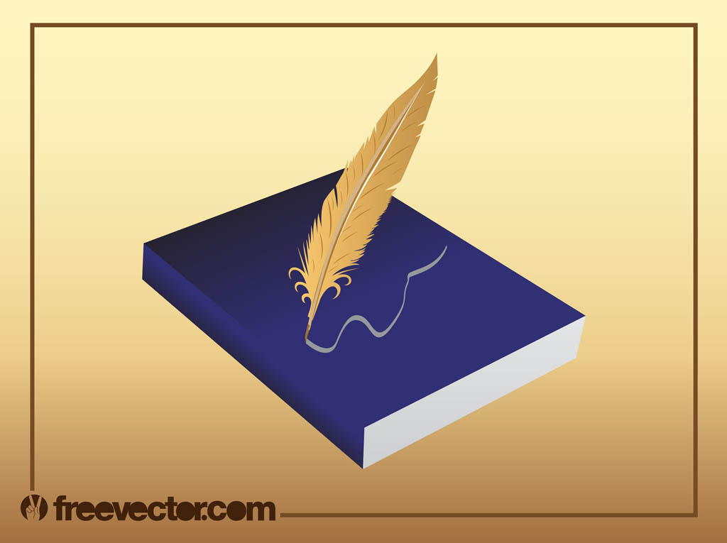 1024x765 Book And Quill Graphics Vector Art Amp Graphics