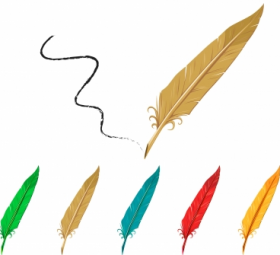 280x255 Tag Feather Vector Free Downloads