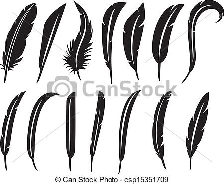 450x370 The Collection Of Feathers (Feather Collection, Feather Silhouette
