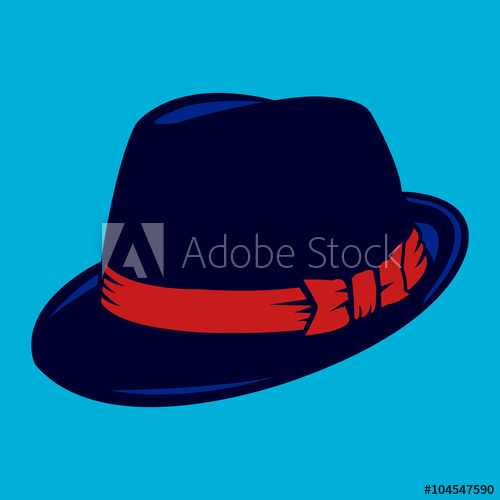 500x500 Fedora Hat Vector Icon