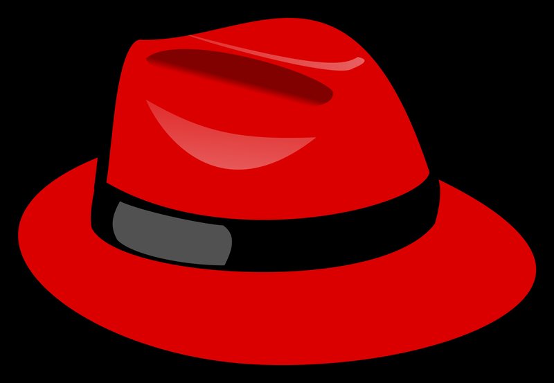 800x553 Red Fedora Hat Vector Clipart Image