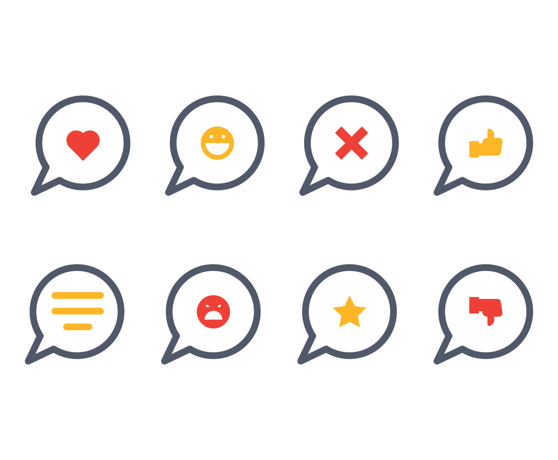 1136x936 Feedback Icon Set Vector Art Amp Graphics