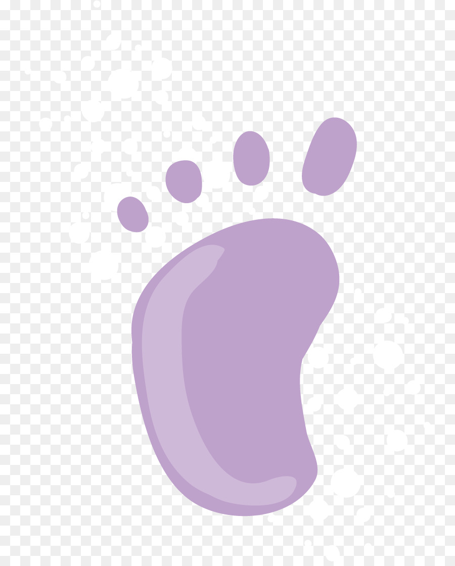 900x1120 Cartoon Footprint
