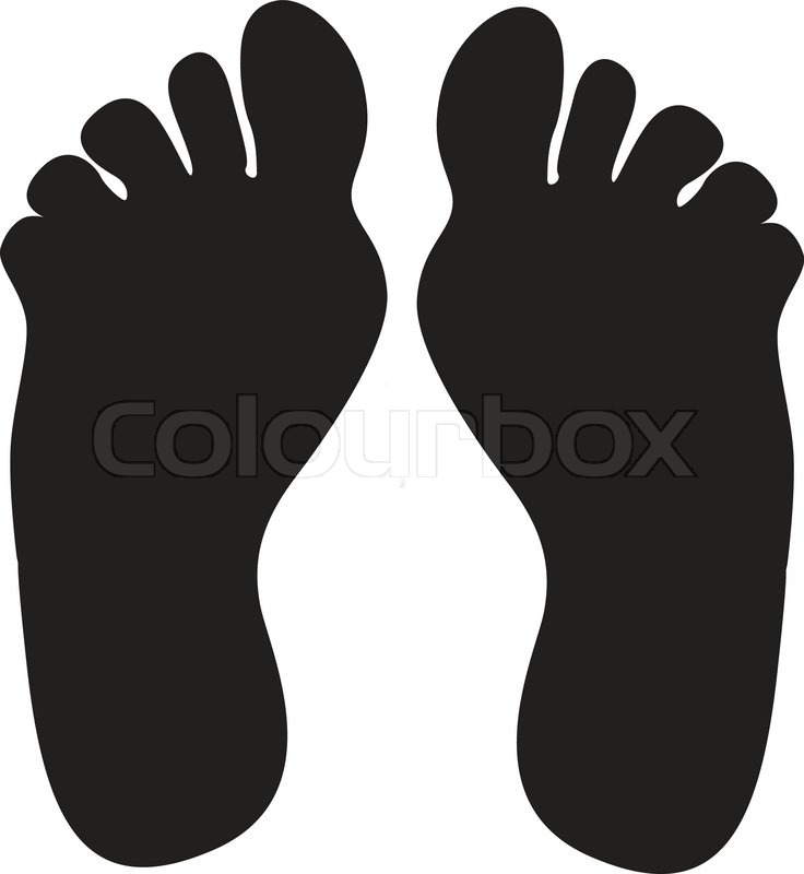 736x800 Illustration Of Feet Stock Vector Colourbox