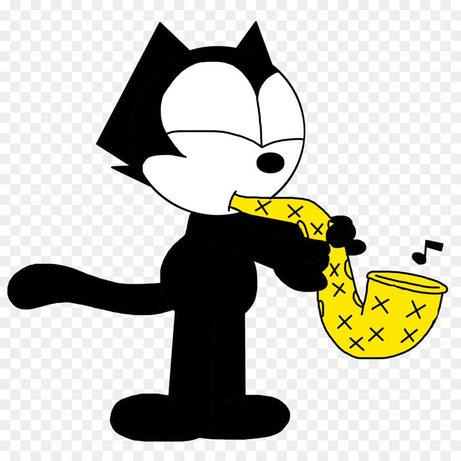 900x900 Felix The Cat Cartoon Saxophone