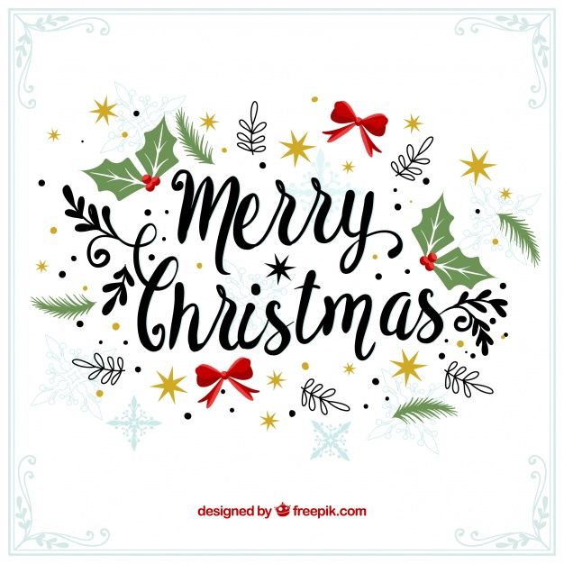 626x626 Fondo Vintage Decorativo De Feliz Navidad Vector Gratis Art