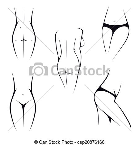 450x470 Slim Female Body Parts, Intimate, Torso, Waist,