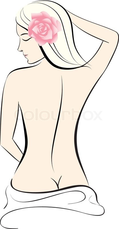 417x800 Beauty Woman Body. Vector Illustration Stock Vector Colourbox