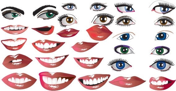 568x294 Vector Female Lips Free Vector Download (1,855 Free Vector) For