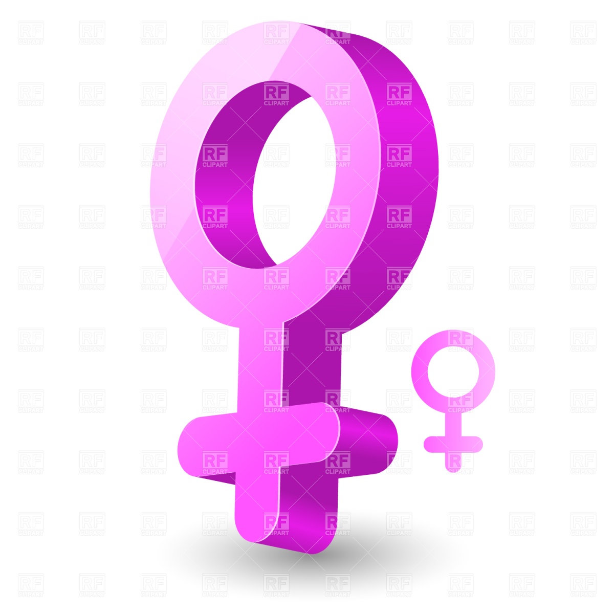 1200x1200 Female Gender Symbol Vector Image Vector Artwork Of Signs