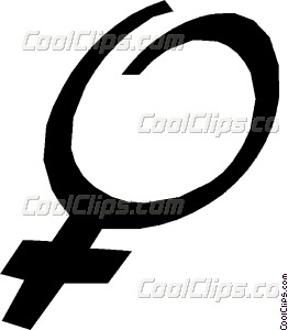 262x300 Female Symbols Vector Clip Art