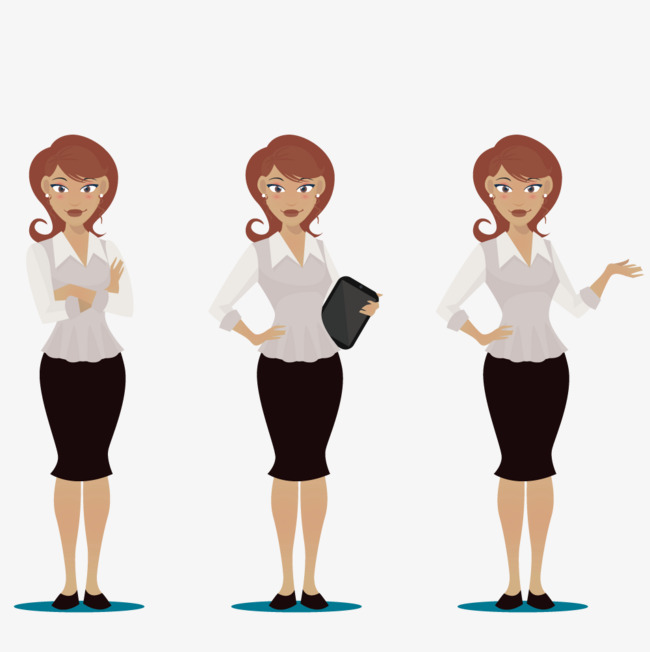 650x652 Woman Vector