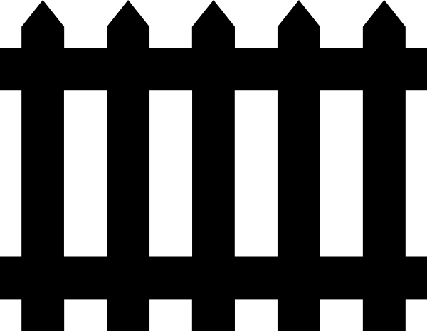 600x466 Fence Clip Art Free Vector 4vector