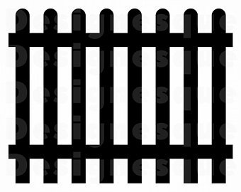 340x270 Fence Vector Etsy