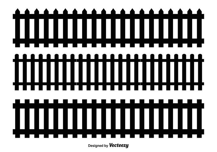 700x490 Picket Fence Vector Shapes