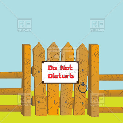 400x400 Wooden Gate And Fence Vector Image Vector Artwork Of Objects